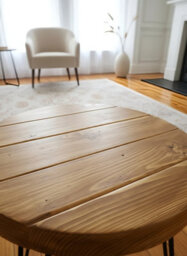 40Cm Olva Round Chunky Coffee Table - thumbnail 7
