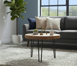 40Cm Olva Round Chunky Coffee Table - thumbnail 5