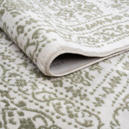 The Rugs Montana Cream And Green Oriental Area Rug And Runner Soft Durable Pet Friendly Easy To Clean Living Room Bedroom 3716Crgn - thumbnail 5