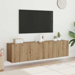 Walplus Tv Cabinets Wall-Mounted 2 Pcs Artisian Oak 80X30X41 Cm - thumbnail 1
