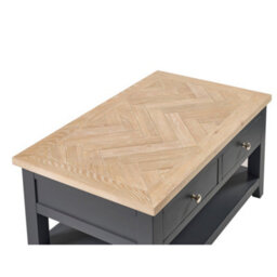 Julian Bowen Bordeaux Coffee Table Dark Grey - thumbnail 8