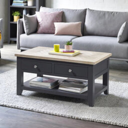 Julian Bowen Bordeaux Coffee Table Dark Grey
