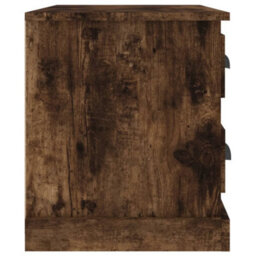 Berkfield Bedside Cabinet Smoked Oak 60X39X45 Cm - thumbnail 8