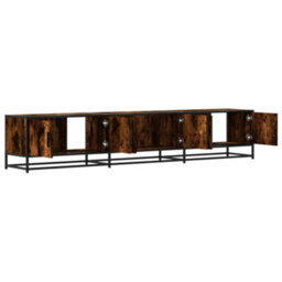 Berkfield Industrial Tv Cabinet Smoked Oak 210X35X41 Cm Engineered Wood - thumbnail 7
