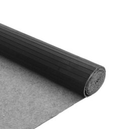 Berkfield Rug Rectangular Grey 80X200 Cm Bamboo - thumbnail 5