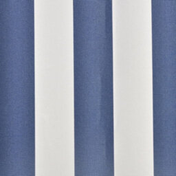 Berkfield Awning Top Sunshade Canvas Blue & White 450X300 Cm - thumbnail 3