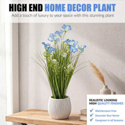 Crystals 50Cm Modern Faux Artificial Spider Chrysanthemum Plants In Pot Silk Flowers - thumbnail 3