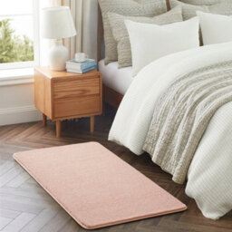 Bedlooms Pink Pashmina Runner 80X150Cm, Soft Thick Piles, Hypoallergenic Hallway Rug And Runner Area Rug - thumbnail 9