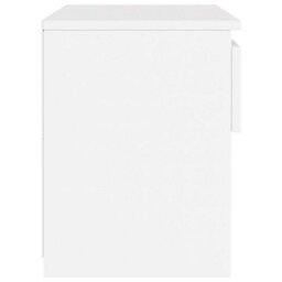 Berkfield Bedside Cabinet White 40X30X39 Cm Engineered Wood - thumbnail 5