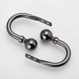 2X Crystal Metal Curtain Holdbacks Chrome Wall Curtain Tieback Hooks Holder - thumbnail 2