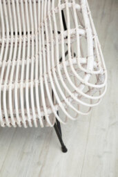 Premier Housewares Interiors By Premier Occasional Chair, High Back Large Indoor Chair, Breathable Rattan Garden Chair, Easy To Clean Lounge Chair - thumbnail 3