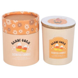 Something Different Candy Corn Vanilla & Butterscotch Scented Candle Orange (One Size) - thumbnail 3