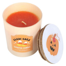 Something Different Candy Corn Vanilla & Butterscotch Scented Candle Orange (One Size) - thumbnail 2
