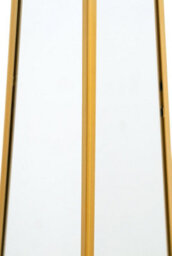 Mirroroutlet The Obelisk Gold Metal Edged Mirrored Garden Ornament 100Cm X 20Cm X 20Cm - thumbnail 4