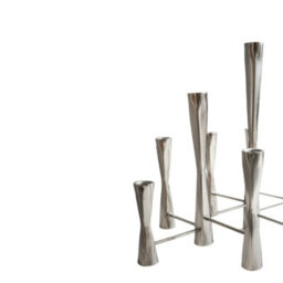 Ivyline Parker 11 Piece Silver Candle Centerpiece H42Cm W52Cm - thumbnail 3