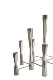Ivyline Parker 11 Piece Silver Candle Centerpiece H42Cm W52Cm - thumbnail 4