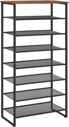 HOOBRO Shoe Rack 8-Tier, Tall Shoe Shelf, Shoe Organizer Rack For 21-28 Pairs Of Shoes, Detachable Metal Mesh, Narrow Shoe Stand For Hall - thumbnail 8