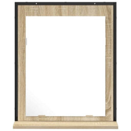 Walplus Bathroom Mirror Black 50 X 12 X 60 Cm Engineered Wood - thumbnail 5