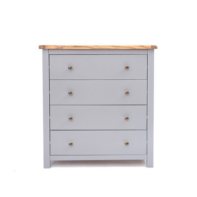 Cabinet Bits Mirano 4 Drawer Chest Of Drawers Brass Knob - image 1