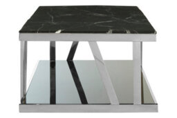 Orsina Durable Marble Top Coffee Table, Contemporary Decorative Coffee Table For Livingroom, Strong Coffee Table - thumbnail 3