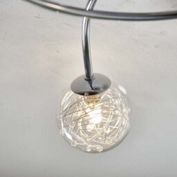 Pagazzi Lighting Pagazzi Jaymie 3-Light Chrome Semi-Flush Ceiling Light - thumbnail 6