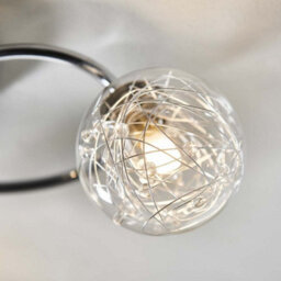 Pagazzi Lighting Pagazzi Jaymie 3-Light Chrome Semi-Flush Ceiling Light - thumbnail 7