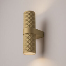 Luminosa Lighting Luminosa Focus Design Up & Down Wall Lamp Matte Gold 2Xgu10 - thumbnail 2