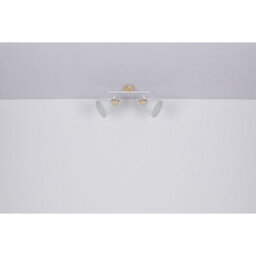 Luminosa Lighting Luminosa Wiho Twin Ceiling Spotlight White 2X E27 - thumbnail 6