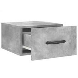 Berkfield Wall-Mounted Bedside Cabinets 2 Pcs Concrete Grey 35X35X20 Cm - thumbnail 7
