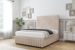 "Sloomy Madison Sand Naples Divan Bed 2 Drawers Left Side-26"" Strutted Headboard 12"" Footboard 2'6 Small Single" - thumbnail 3