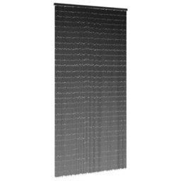 Walplus Insect Door Curtain Dark Grey 90X220 Cm Bamboo