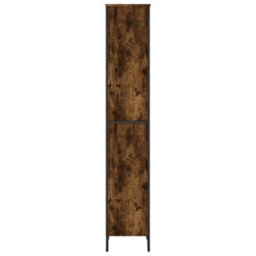 Berkfield Modern Bookcase Smoked Oak 50X31X169 Cm Engineered Wood - thumbnail 5
