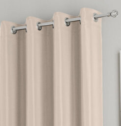 Enhanced Living Nightfall Plain Supersoft Natural Thermal Blockout Eyelet Curtains (Pair) - 46 X 54 Inch (117 X 137Cm) - thumbnail 3