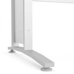 Furniture To Go Prima Desk 120 Cm In White With White Legs - thumbnail 6