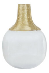 Orsina Glynn Glass And Gold Small Vase