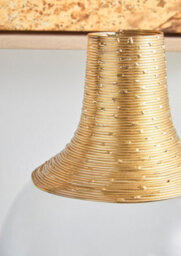 Orsina Glynn Glass And Gold Small Vase - thumbnail 5