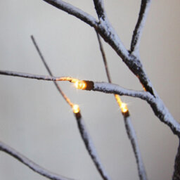 Long Life Lamps Company Led Indoor Christmas Brown Tree Snow Effect Miniature 60Cm Mains And Battery Operated Tree04 - thumbnail 6