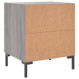 Berkfield Bedside Cabinet Grey Sonoma 40X35X47.5 Cm Engineered Wood - thumbnail 8