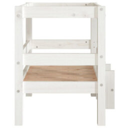 Walplus Dog Bed White 55.5X53.5X60 Cm Solid Wood Pine - thumbnail 6