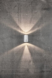 Nordlux Canto Outdoor Galvanized Steel Wall Light Coastal/marine Safe Silver,mains Led - thumbnail 7