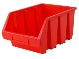 Faithfull Interlocking Storage Bin Size 4 Red 209 X 340 X 155mm Faitbbin4 - thumbnail 2