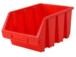 Faithfull Interlocking Storage Bin Size 4 Red 209 X 340 X 155mm Faitbbin4 - thumbnail 1