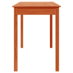 Berkfield Dining Table Wax Brown 110X55X75 Cm Solid Wood Pine - thumbnail 6