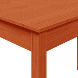 Berkfield Dining Table Wax Brown 110X55X75 Cm Solid Wood Pine - thumbnail 8