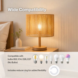 Emitto Lampshade Boho Woven Paper Rope Wide Compatibility,iron Frame Yellow - thumbnail 7