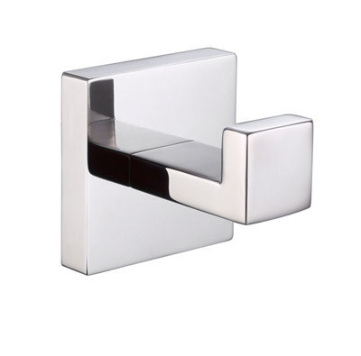 Square Stainless Steel Hook For Bath Towels, Clothes, Hand Towels, Coats, Dresses, Wardrobes, Closets - image 1