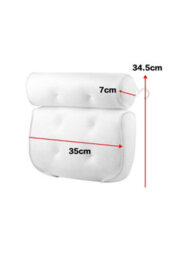 Luxury Non Slip Waterproof Bathtub Headrest Spa Pillow Cushion - thumbnail 6