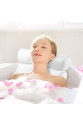 Luxury Non Slip Waterproof Bathtub Headrest Spa Pillow Cushion - thumbnail 2