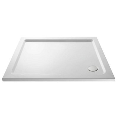 Hudson Reed Rectangular Acrylic Capped Abs Pu Shower Tray White Slip Resistant Contemporary Lifetime 1400X800X40mm - image 1