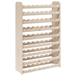 Walplus Wine Rack 72.5X25X111.5 Cm Solid Wood Pine - thumbnail 7